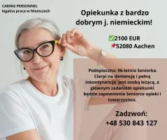 Opiekunka do osoby starszej w Niemczech