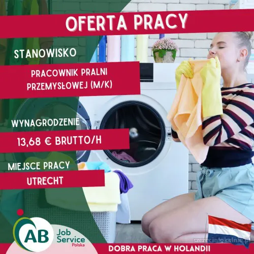 PRACOWNIK W PRALNI PRZEMYSŁOWEJ (M/K)