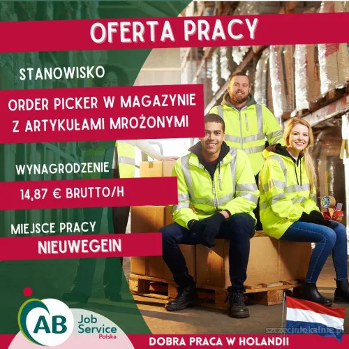 ORDER PICKER W MAGAZYNIE Z ARTYKUŁAMI MROŻONYMI (M/K)