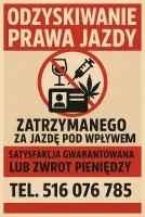 Straciłeś prawo jazdy za jazdę pod wpływem alkoholu lub innych środków Straciłeś prawo jazdy za jazdę pod wpływem alkoholu lub innych środków