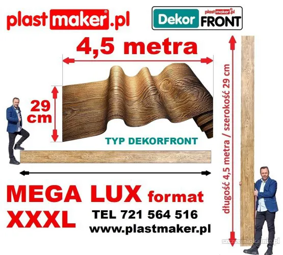 Elastyczna deska dekoracyjna MEGA FORMAT XXXL DekorFront