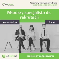 Młodszy specjalista ds. rekrutacji Młodszy specjalista ds. rekrutacji
